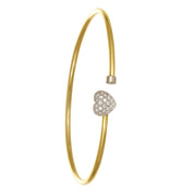 Bracciale - 18 carati Oro bianco, Oro giallo - 0.095ct. tw. Diamante (Naturale)