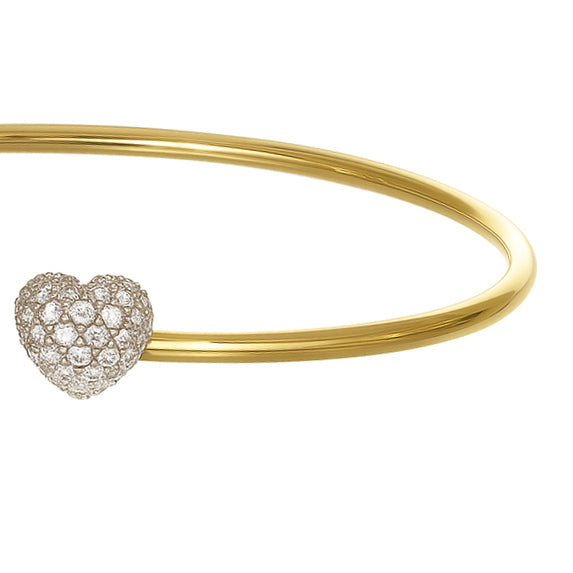 Bracciale - 18 carati Oro bianco, Oro giallo - 0.095ct. tw. Diamante (Naturale)