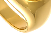 Anello - 18 carati Oro giallo - 0.23ct. tw. Rubino - Diamante