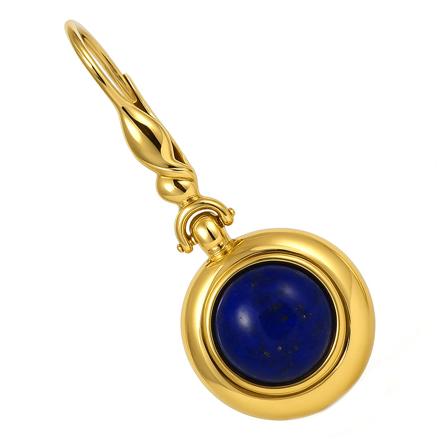 Orecchini - 18 carati Oro giallo - 7.50ct. tw. Lapislazzuli