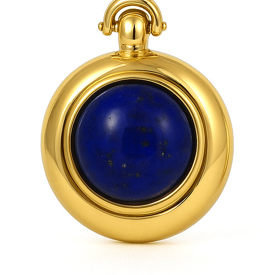 Orecchini - 18 carati Oro giallo - 7.50ct. tw. Lapislazzuli