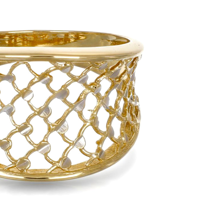 Anello - 18 carati Oro bianco, Oro giallo