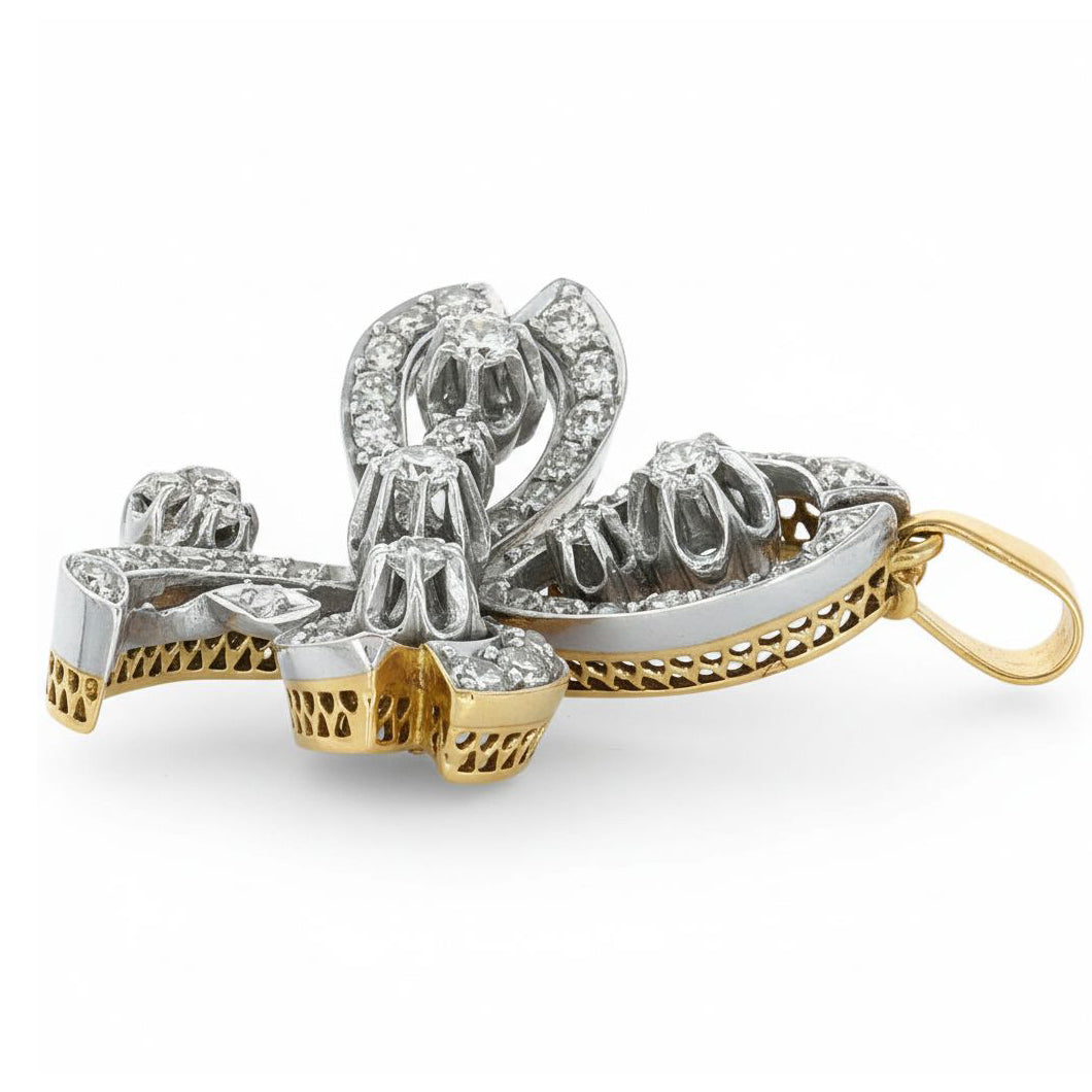 Ciondolo Argento, Oro giallo