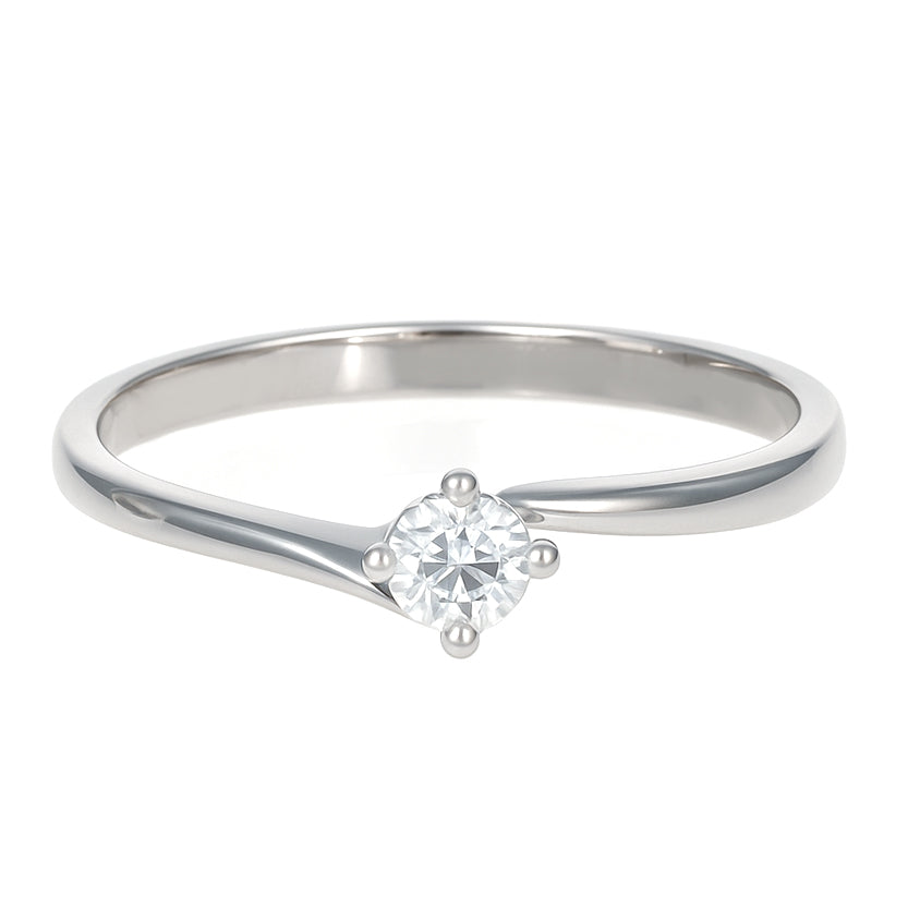 Recarlo - Anello - 18 carati Oro bianco - 0.20ct. tw. Diamante (Naturale)