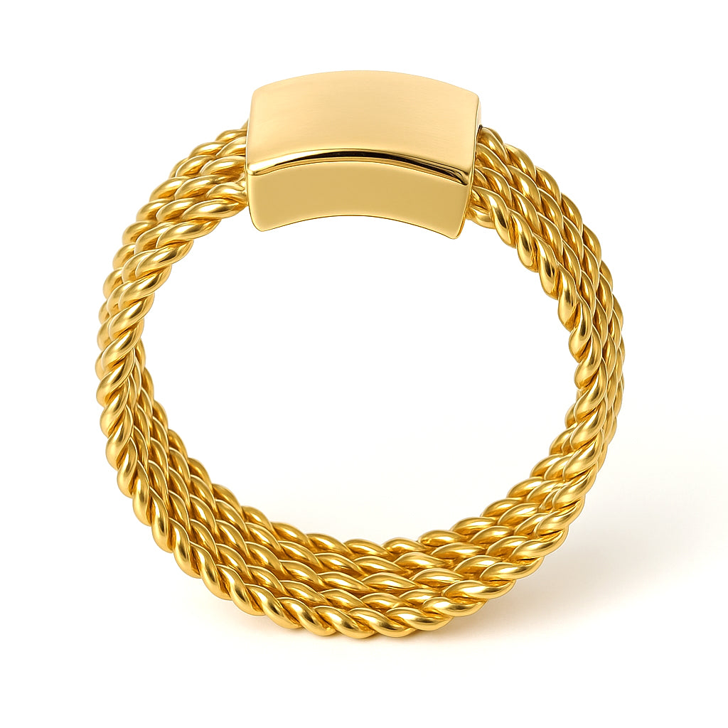 Anello - 18 carati Oro giallo