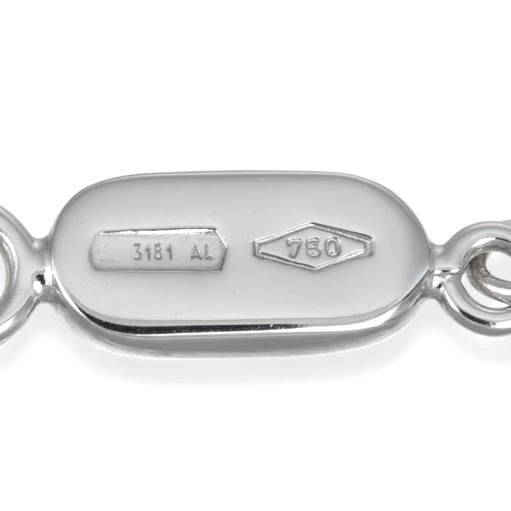 Collana con ciondolo - 18 carati Oro bianco - 0.15ct. tw. Diamante (Naturale)