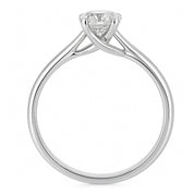 Anello - 18 carati Oro bianco - 0.72ct. tw. Diamante (Naturale)