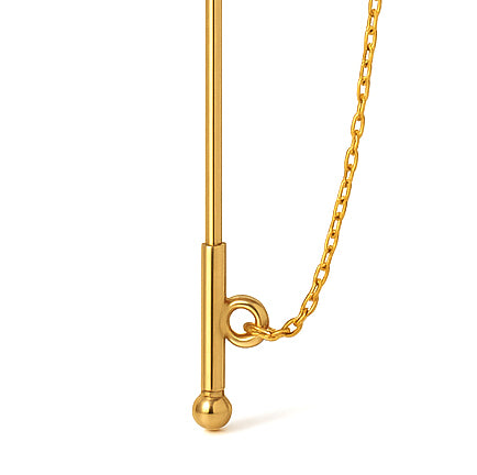 Spilla - 18 carati Oro giallo Corallo