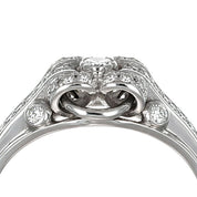 Anello - 18 carati Oro bianco - 0.20ct. tw. Diamante (Naturale)