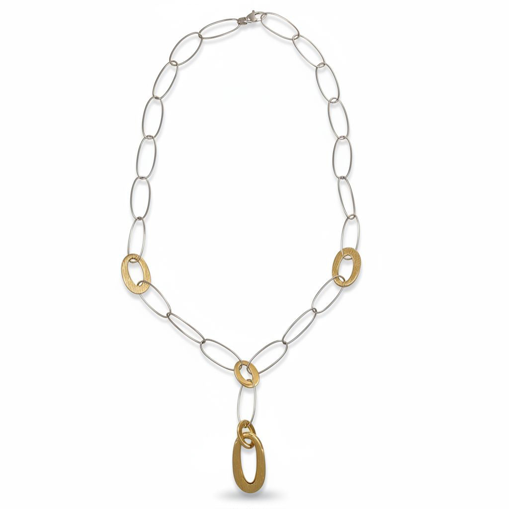 Collana - 18 carati Oro bianco, Oro giallo