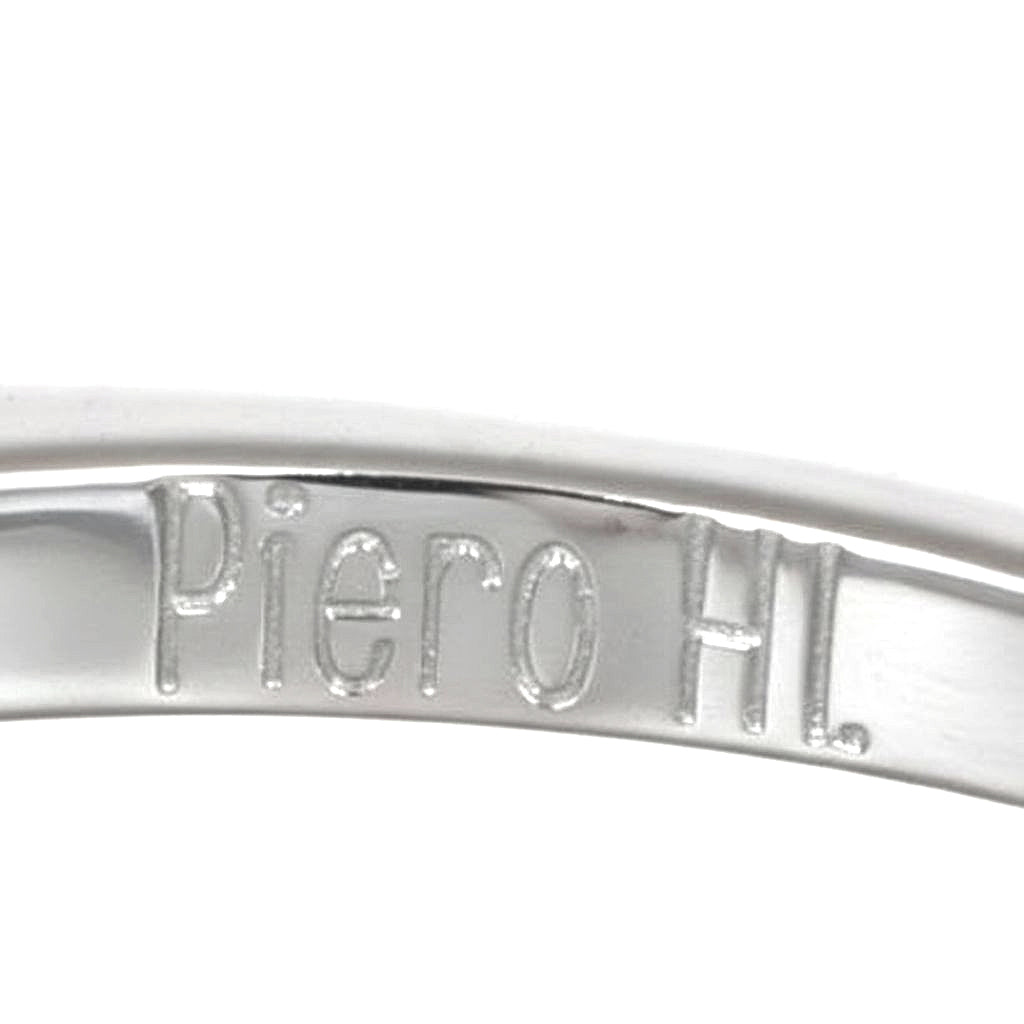 Anello - 18 carati Oro bianco - 0.54ct. tw. Diamante (Naturale)