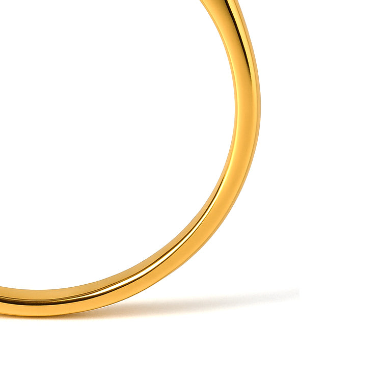 Anello - 18 carati Oro giallo - 0.60ct. tw. Zaffiro