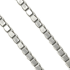 Collana con ciondolo - 18 carati Oro bianco -  0.45ct. tw. Zaffiro - Diamante Collana con ciondolo - 18 carati Oro bianco - 0.45ct. tw. Zaffiro - Diamante