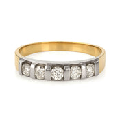 Anello - 18 carati Oro bianco - 0.70ct. tw. Diamante (Naturale)