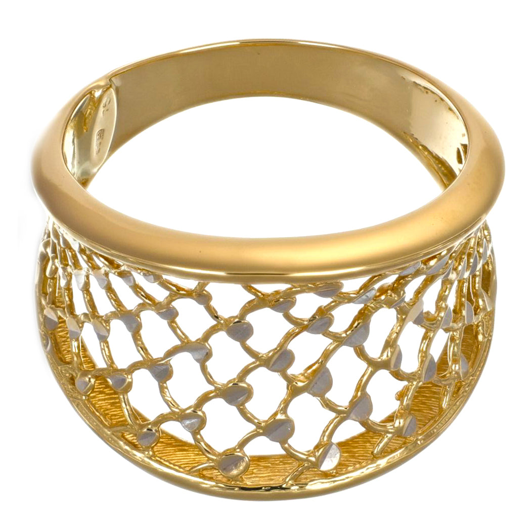 Anello - 18 carati Oro bianco, Oro giallo