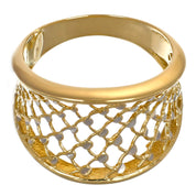 Anello - 18 carati Oro bianco, Oro giallo