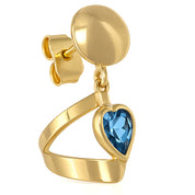 Orecchini - 18 carati Oro giallo - 0.72ct. tw. Topazio