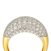 Anello - 18 carati Oro bianco, Oro giallo - 0.83ct. tw. Diamante (Naturale)