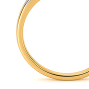 Anello - 14 carati Oro bianco, Oro giallo - 0.59ct. tw. Diamante (Naturale)