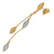 Orecchini - 18 carati Oro giallo, Oro bianco