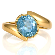 Anello - 18 carati Oro giallo - 2.00ct. tw. Topazio