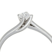 Recarlo - Anello - 18 carati Oro bianco - 0.20ct. tw. Diamante (Naturale)