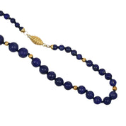 Collana - 18 carati Oro giallo Lapislazzuli