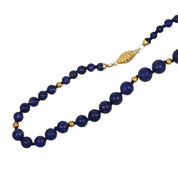 Collana - 18 carati Oro giallo Lapislazzuli