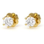 Orecchini - 18 carati Oro giallo - 0.50ct. tw. Diamante (Naturale)