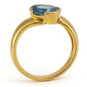 Anello - 18 carati Oro giallo - 2.00ct. tw. Topazio