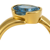 Anello - 18 carati Oro giallo - 2.00ct. tw. Topazio