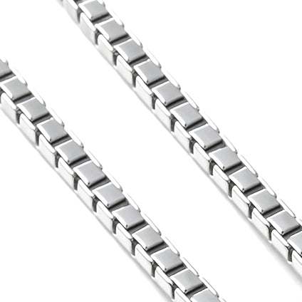 Collana con ciondolo - 18 carati Oro bianco - 0.04ct. tw. Diamante (Naturale)