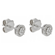 Orecchini - 18 carati Oro bianco - 0.26ct. tw. Diamante (Naturale)