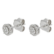 Orecchini - 18 carati Oro bianco - 0.26ct. tw. Diamante (Naturale)