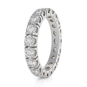 Anello - 18 carati Oro bianco - 3.40ct. tw. Diamante (Naturale)