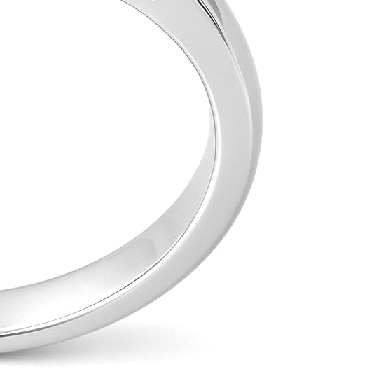 Anello - 18 carati Oro bianco - 1.05ct. tw. Zaffiro - Diamante