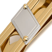 18 carati Oro giallo, Ferma soldi , Oro bianco