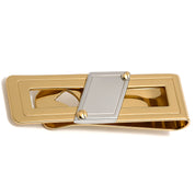 18 carati Oro giallo, Ferma soldi , Oro bianco