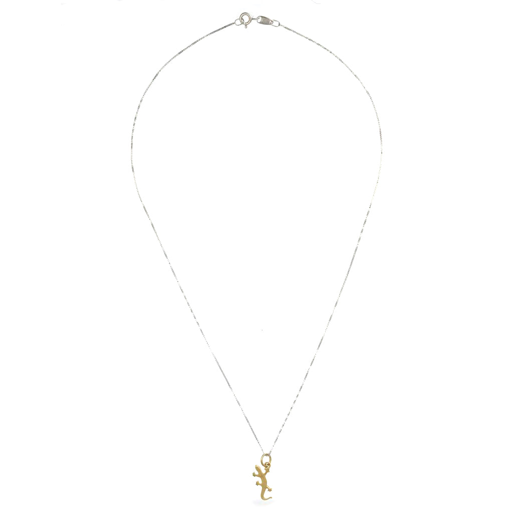 Collana con ciondolo - 18 carati Oro giallo, Oro bianco