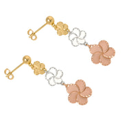 Orecchini - 18 carati Oro giallo, Oro rosa, Oro bianco