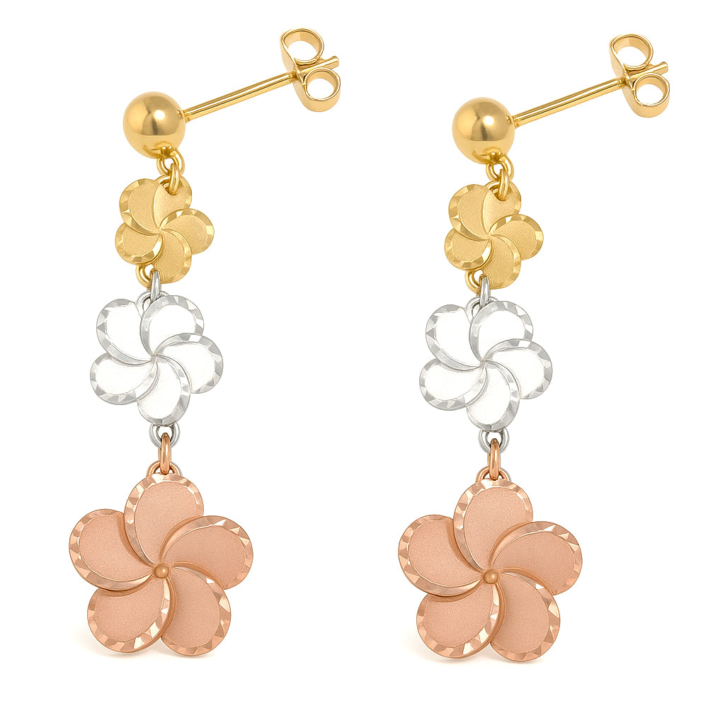 Orecchini - 18 carati Oro giallo, Oro rosa, Oro bianco