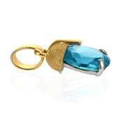 Ciondolo - 18 carati Oro giallo - 5.75ct. tw. Topazio