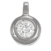 Ciondolo - 18 carati Oro bianco - 0.14ct. tw. Diamante (Naturale)