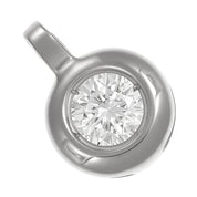 Ciondolo - 18 carati Oro bianco - 0.14ct. tw. Diamante (Naturale)