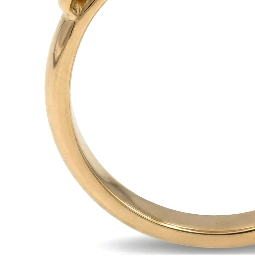 14 carati Oro giallo, Argento 925 - Anello - Rubino- Diamanti