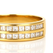 Anello - 18 carati Oro giallo - 0.33ct. tw. Diamante (Naturale)