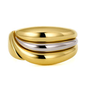 Anello - 18 carati Oro bianco, Oro giallo