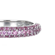 Anello in Oro bianco 18 carati - zirconi