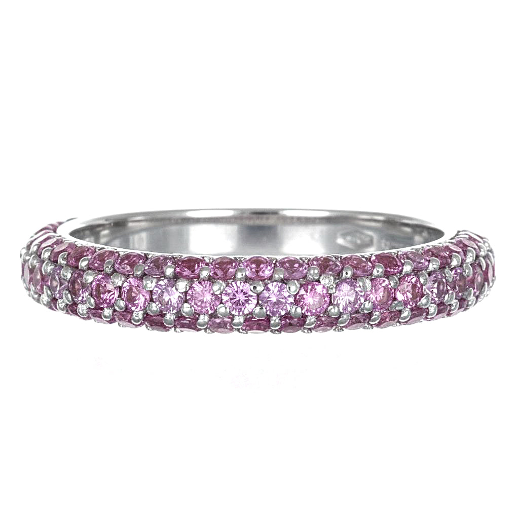 Anello in Oro bianco 18 carati - zirconi