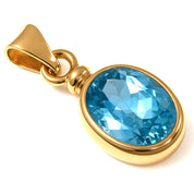 Ciondolo - 18 carati Oro giallo - 4.90ct. tw. Topazio